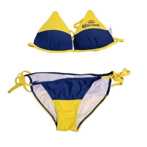 Corona Beer String Bikini 2 Piece Bathing Suit